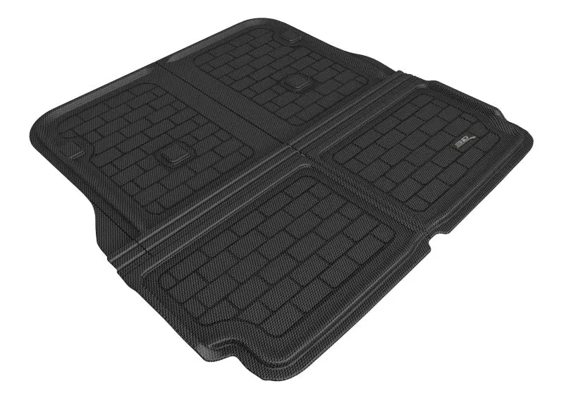 3D Maxpider Cargo Liner For 2016–2020 Tesla Model X – Behind-Second-Row Cross-Fold Design, Black Non-Slip Surface 1