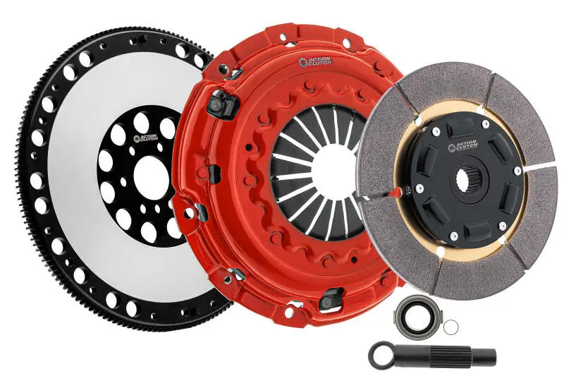 Action Clutch Ironman Sprung Performance Clutch Kit With Lightened Flywheel For 2001–2003 Bmw E46 330I (M54, Rwd, 5-Speed) 1