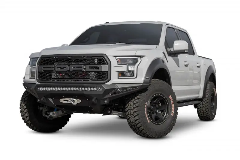 Addictive Desert Designs Stealth Fighter Front Bumper With Winch Mount For 2017–2018 Ford F-150 Raptor 1