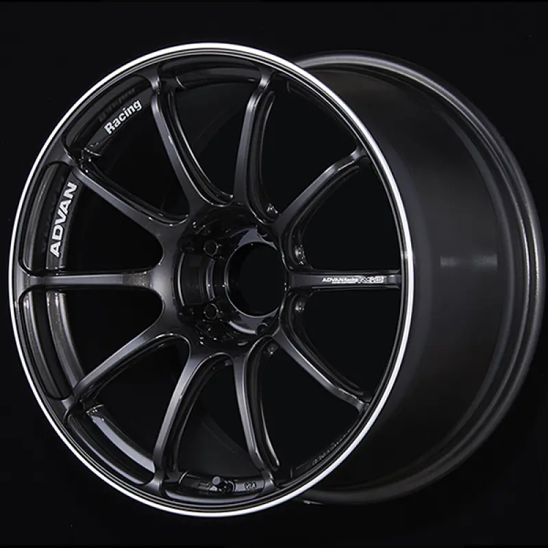 Advan Rsiii 19X8.0 / +48 Offset / 5-112 / 66.5Mm Bore / Black Gunmetallic & Ring 1
