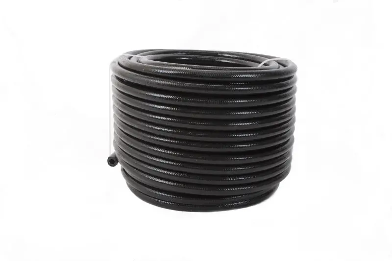Aeromotive Ptfe-Lined Stainless Steel Braided Fuel Hose – An-06, Black Jacket, 16-Foot Length 1