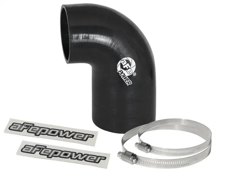 Afe Magnum Force Cold Air Intake Silicone Coupler Kit – 3" To 2.5" Id, 90° Reducer Elbow (Black) 1