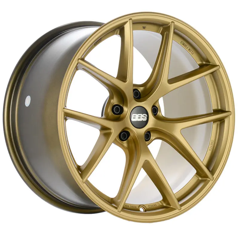 Bbs Ci-R Forged Alloy Wheel – 21X10 Inches, Et59 Offset, Satin Gold Finish (Face 2 Design) 1