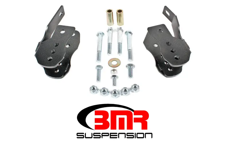 Bmr Control Arm Relocation Brackets For 2005–2014 S197 Mustang – Bolt-On, Black Hammertone Finish 1