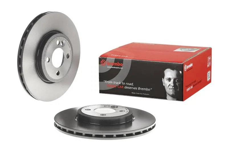 Brembo Dual-Cast Front Brake Rotors — For 2017–2020 Audi Rs3 1
