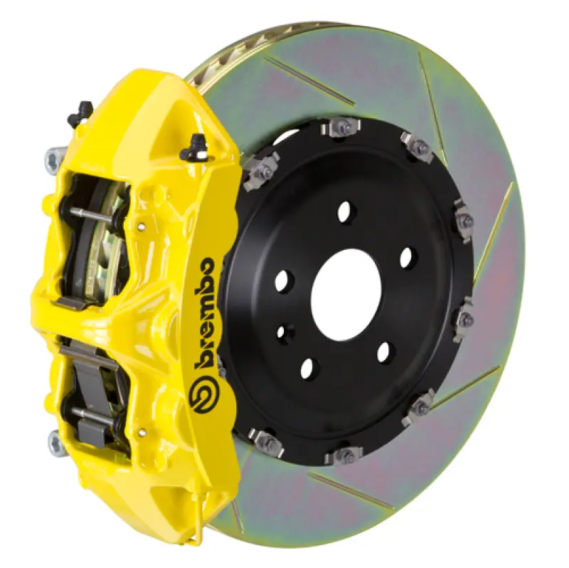Brembo Gt Big Brake Kit – Front, 6-Piston Calipers With 380X34Mm Two-Piece Slotted Rotors For 2008–2010 Dodge Challenger V8 (Non-Srt8, Non-Awd) 1