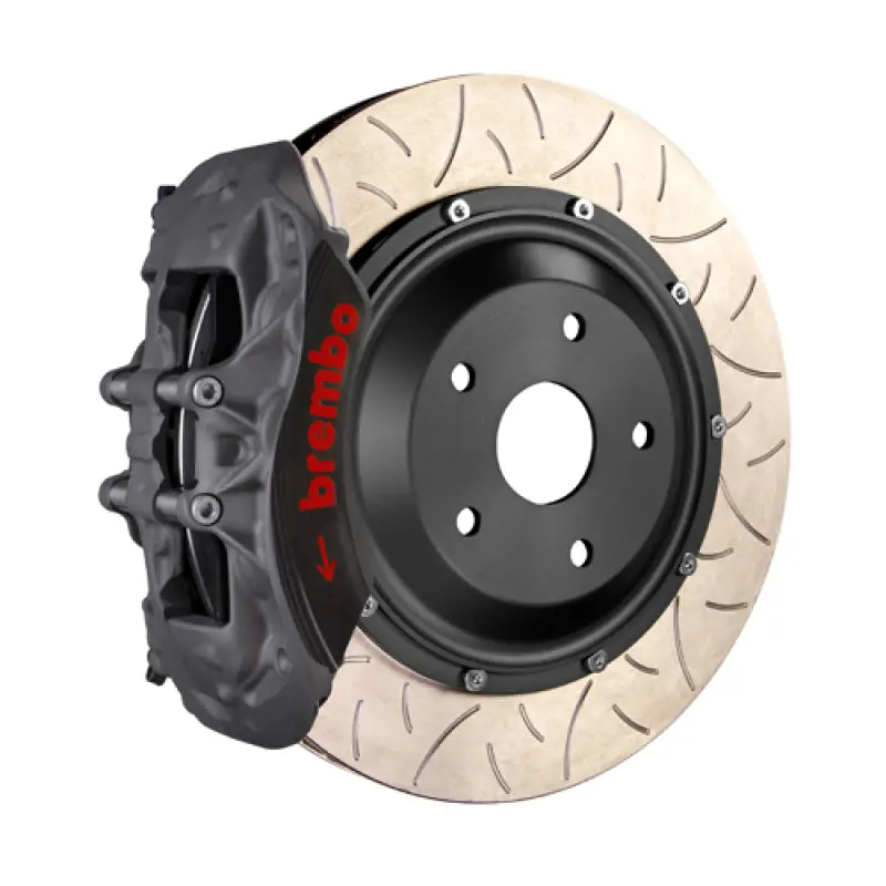 Brembo Pista Front Race Brake Kit For 1999–2007 Mitsubishi Evo Vi–Ix – 6-Piston Forged Calipers & 355X35Mm Two-Piece Rotors 1