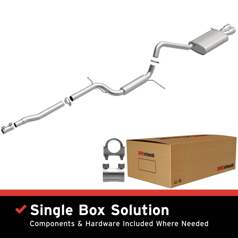 Brexhaust Full Exhaust System – Stainless Steel Kit For 2011–2014 Volkswagen Jetta 2.0L 1