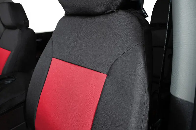 Covercraft Endura Precisionfit Front Seat Covers For 2021–2024 Ford Expedition – Red/Black 2