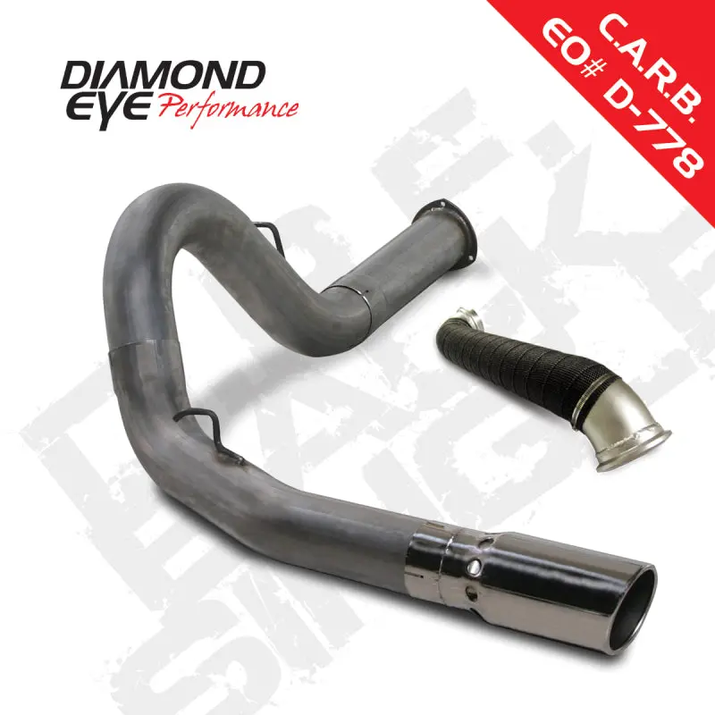 Diamond Eye Kit 5In Dpf-Back Sgl W/ Tdp Ss 07.5-10 Chevy/Gmc 6.6L Duramax 2500/3500 1