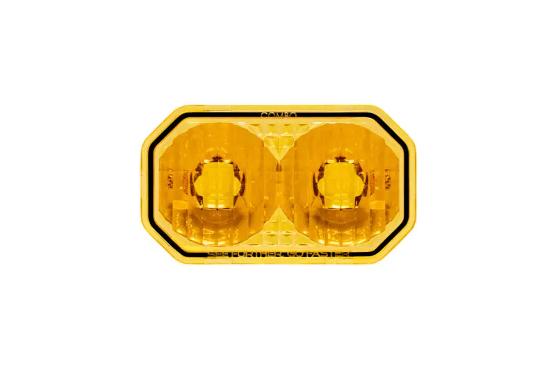 Diode Dynamics C2 2.0 Led Lens Combo – Yellow Driving/Combo Beam Optic 1