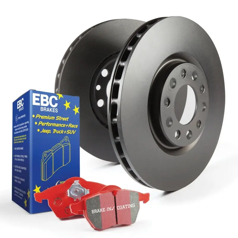 Ebc Redstuff Brake Pad & Rk Rotor Kit – High-Performance Street And Track Replacement Set 1