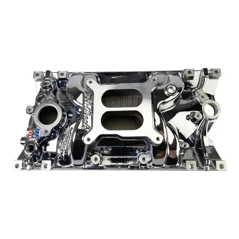 Edelbrock Eps Intake Manifold For Chevy Vortec Small-Block – Chrome Plasma-Coated Finish 1