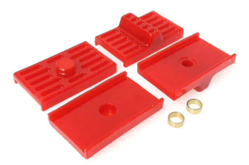 Energy Suspension 70-81 Camaro / 70-81 Firebird Red Multi Leaf Spring Isolators 1