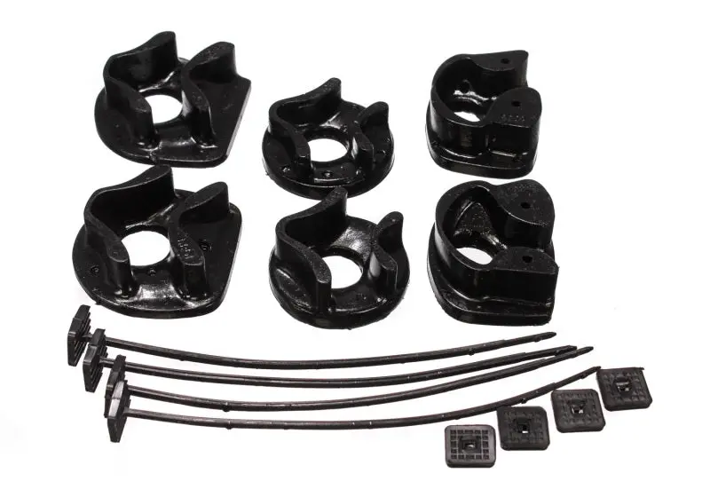 Energy Suspension 90-93 Acura Integra Black Motor Mount Inserts (2 Torque Mount Positions) 1