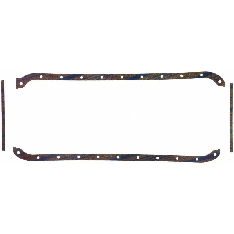 Fel-Pro Os 5041 C Engine Oil Pan Gasket Set Blue Stripe Cork-Rubber 1