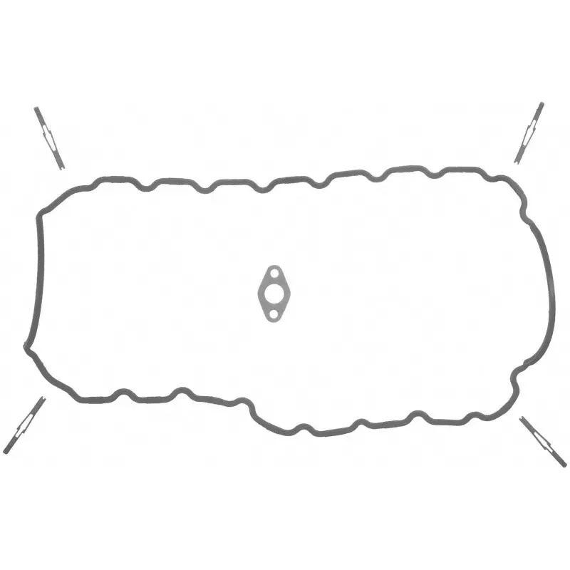 Fel-Pro Permadry Molded Rubber Oil Pan Gasket Set With Snap-Ups (Part #Os30545R) 1