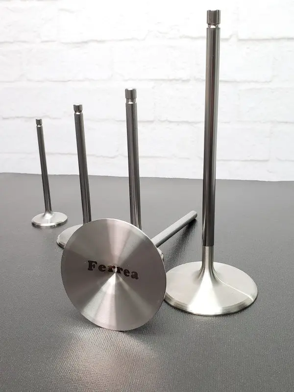 Ferrea Titanium Intake Valves — 2.1-Inch, 12-Degree, +0.400-Inch Stem, For Small-Block Chevy/Chrysler/Ford (Set Of 8) 1