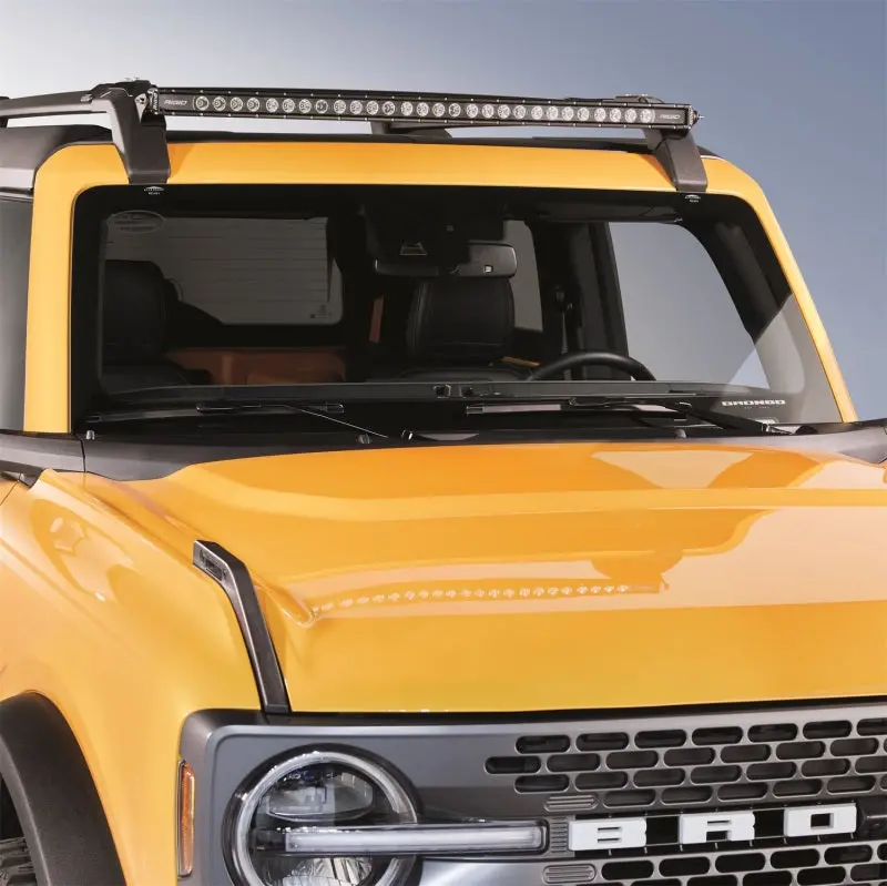 Ford Racing Off-Road Roof Rack Light Mount – Universal Fit For Bronco Roof Rails, Integrated Wiring Harness 1