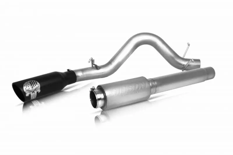 Gibson Patriot Skull Series Cat-Back Exhaust System For 2007–2019 Toyota Tundra Sr5 5.7L – 4" Stainless Steel 1