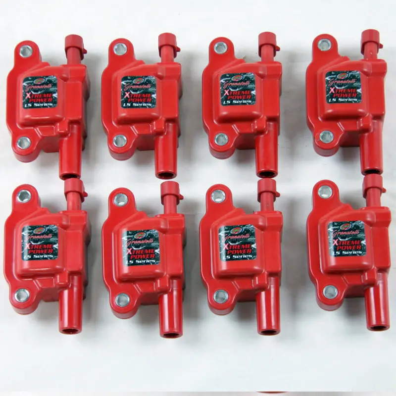 Granatelli 14-23 Gm Lt Direct Ignition Coil Packs - Red (Set Of 8) 1