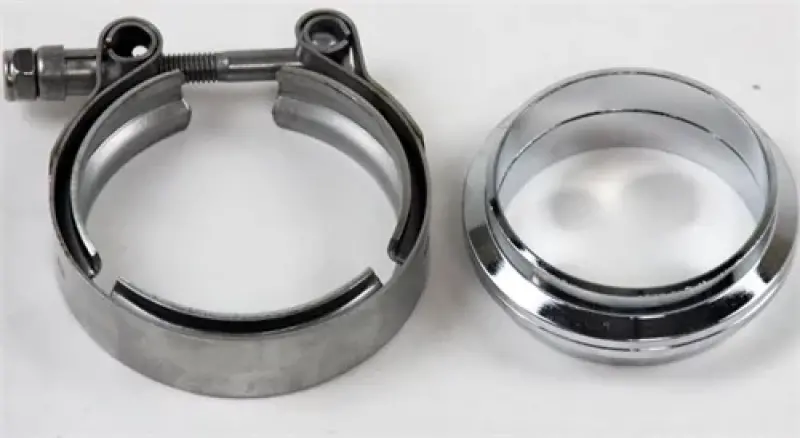 Granatelli 4.0-Inch Flat Flange Exhaust Adapter With V-Band Clamp 1