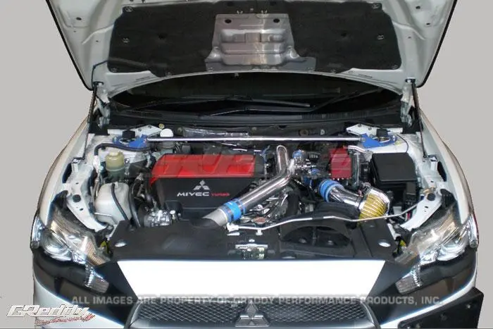 Greddy Hood Lifter Kit For 2008–2011 Mitsubishi Lancer Evolution X – Oem Hood Weight Compatible 1