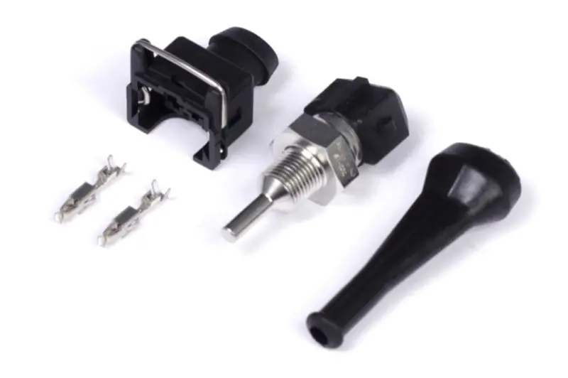 Haltech High-Range Oil Temperature Sensor – 150°C Max, 1/8" Npt Thread, Includes Bosch Ev1 Plug & Pins 1