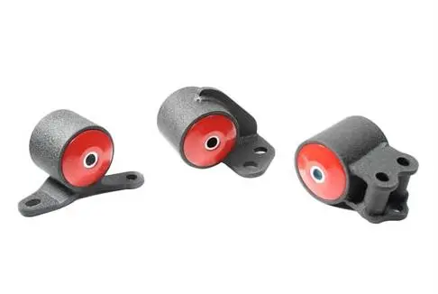 Innovative 06-11 Civic K-Series Black Steel Mounts 75A Bushings (Not K24 Trans) 1