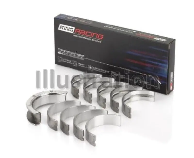 King Engine Bearings Chevrolet 400 V8 (Size Stdx) Main Bearing Set 1