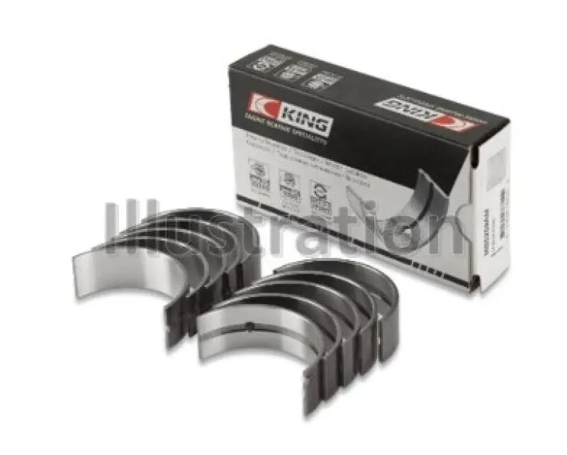 King Engine Bearings Toyota 21R/(Size +0.25Mm) Main Bearing Set 1
