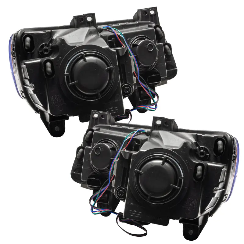 Oracle Black Smd Headlights With Drl For Chrysler 300C (2011–2014) – Non-Hid 1