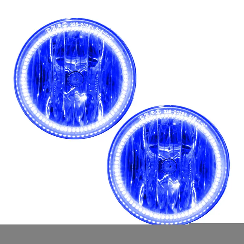 Oracle Lighting Pre-Wired Led Halo Fog Light Kit For 2007–2013 Gmc Yukon – Blue Accent 1