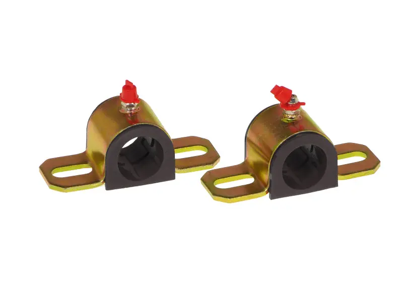 Prothane Greasable Sway Bar Bushings – Universal 1" Id, Type A Bracket – Black 1