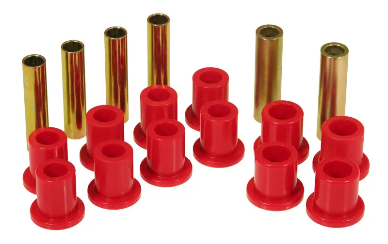 Prothane Rear Leaf Spring And Shackle Bushing Kit – Red Polyurethane, For Dodge Dakota 1