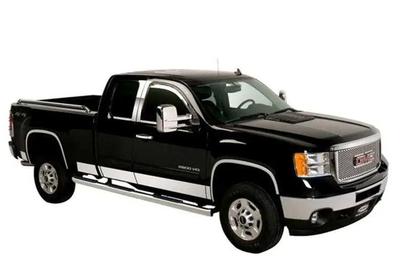 Putco Stainless Steel Rocker Panel Trim – 10-Piece Set For 2014–2018 Chevy Silverado Ld Crew Cab, 5.5′ Bed 2