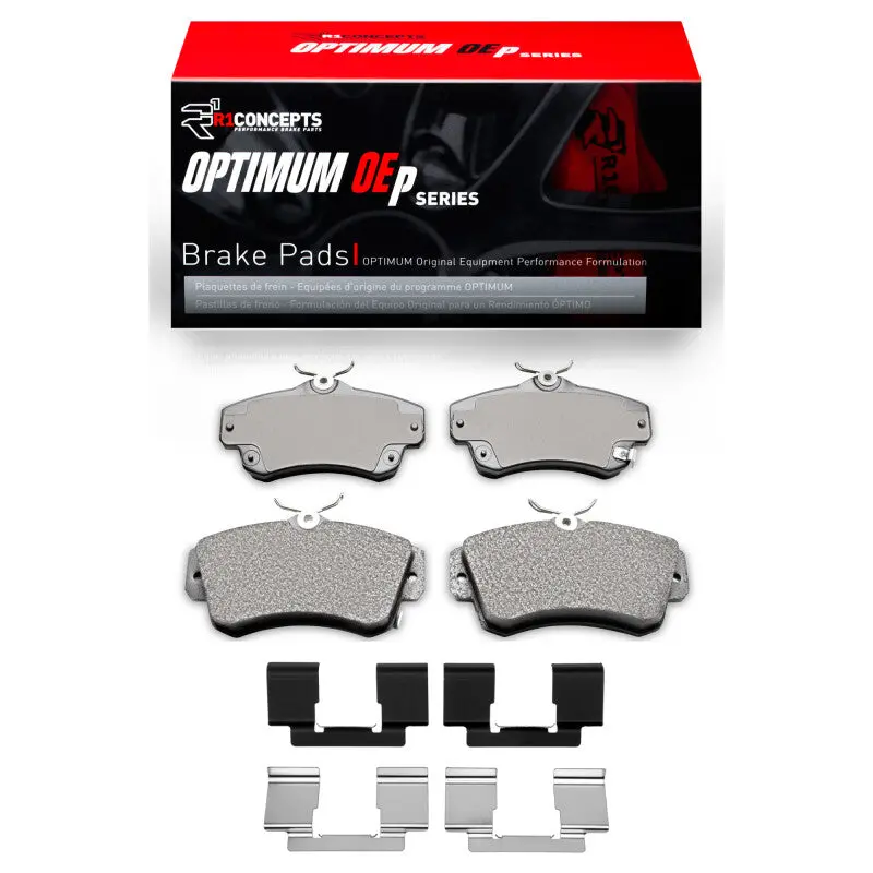 R1 Front Brake Pad & Hardware Kit For 2001–2010 Chrysler Pt Cruiser 1