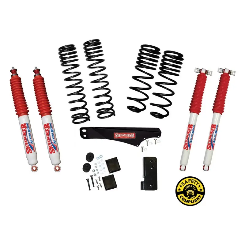 Skyjacker Dual-Rate Long-Travel Suspension Lift Kit – 2" To 2.5" Lift For Jeep Wrangler Jk 1