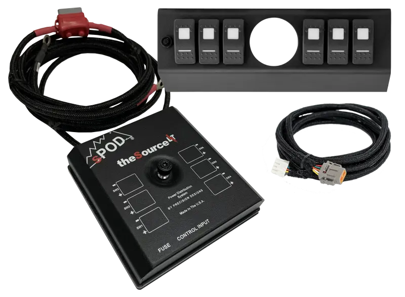 Spod Sourcelt Led Switch Panel – 2-1/16″ Opening For 2007–2008 Jeep Wrangler Jk 1