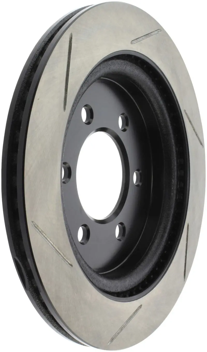 Stoptech Slotted Rear Brake Rotor – Left-Side Fitment For 2018 Ford F-150 Sport Package 1