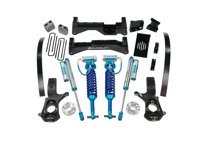Superlift 8-Inch Lift Kit For 2014–2018 Chevy Silverado 4Wd – Includes Aluminum & Stamped Steel Control Arms, King Coils & Shocks 1