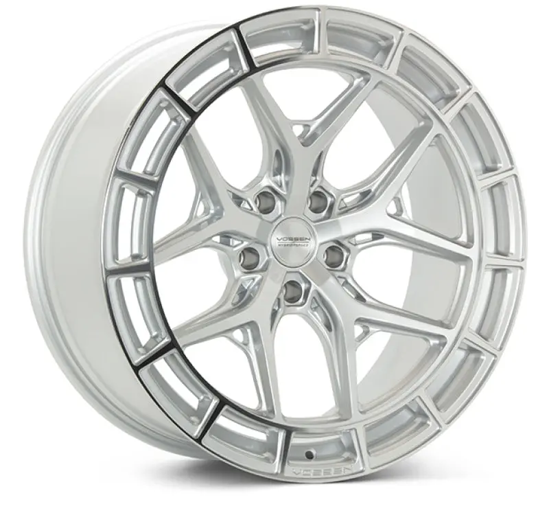 Vossen Hfx-1 Forged Alloy Wheel – 24X10", 5X130 Bolt Pattern, Et15 Offset, Deep Concave, Silver Polished Finish 1
