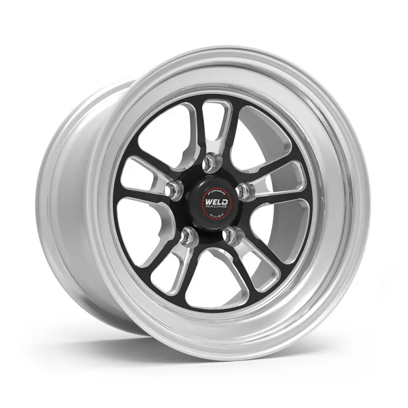 Weld S70 Rt-S 15X7In / 5X114.3 Bp / 4.5In. Bs - Black Center - Polished Shell Wheel 1