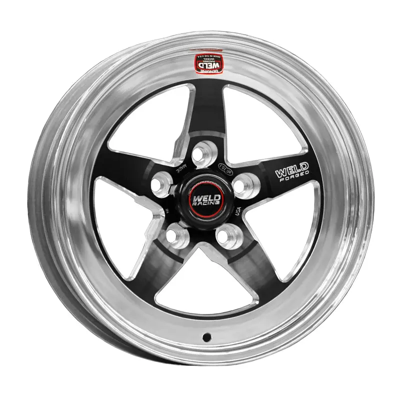 Weld S71 15X7.33 / 5X4.5 Bp / 3.5In. Bs Black Wheel (Medium Pad) - Non-Beadlock 1