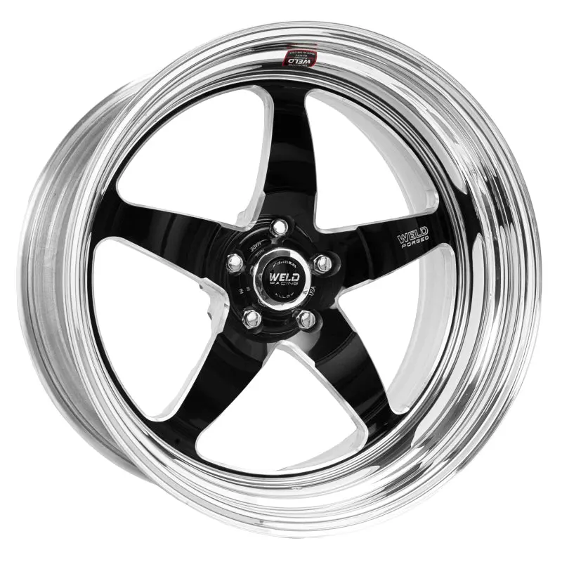 Weld S71 20X8.5 / 5X4.75 Bp / 4.5In. Bs Black Wheel (Low Pad) - Non-Beadlock 1