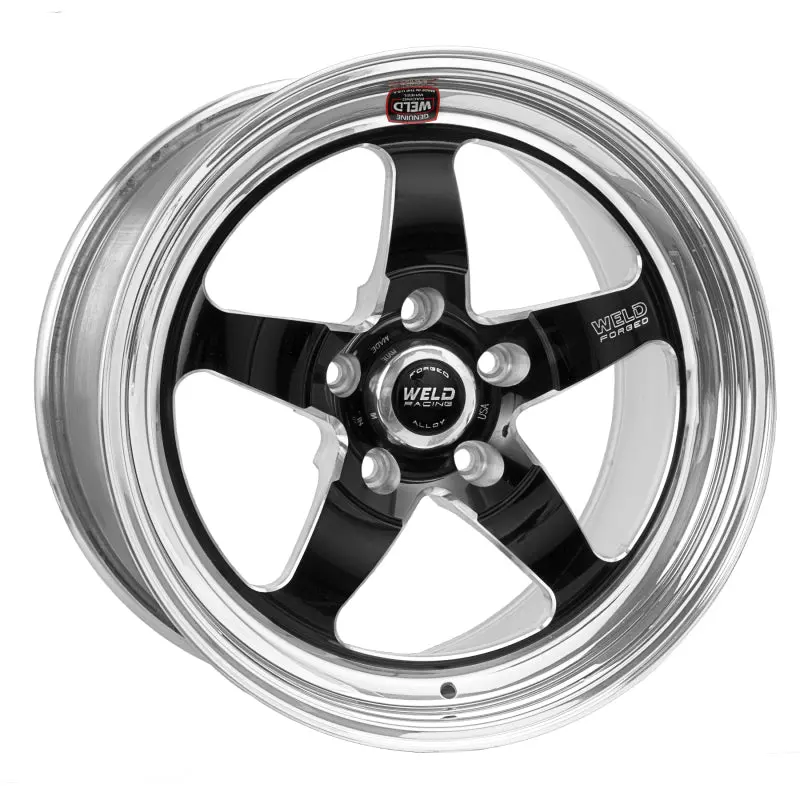 Weld S71 Black Alloy Wheel – 17×10, 5×115Mm, 6.8″ Backspace, Medium Pad Finish 1