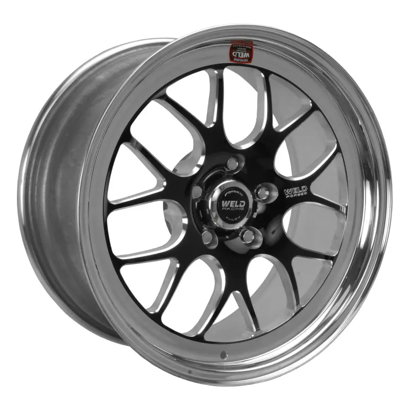 Weld S77 18X9 / 5X4.5 Bp / 6.1In. Bs Black Wheel (High Pad) - Non-Beadlock 1