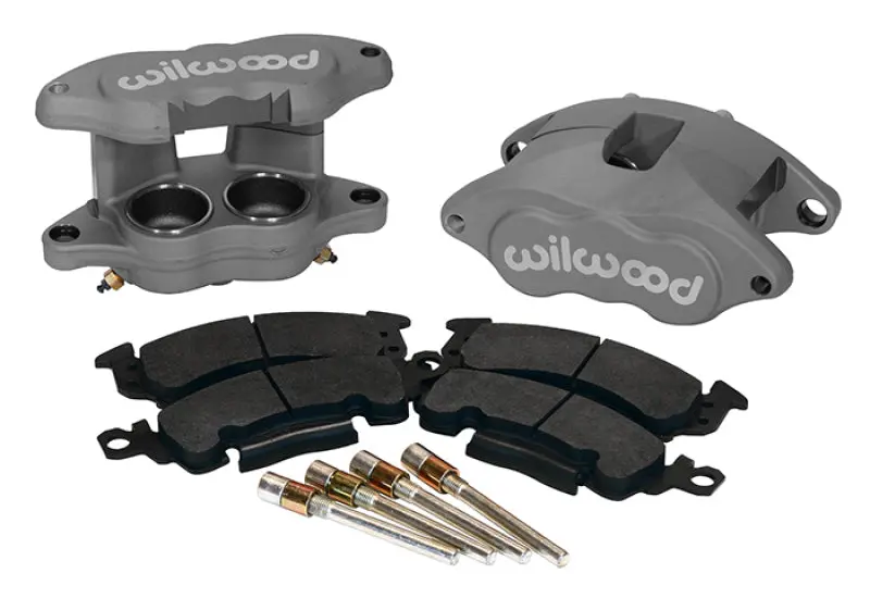 Wilwood D52 Rear Brake Caliper Kit – Grey Anodized, Dual 1.25In Pistons, Designed For 1.28In Rotors 1