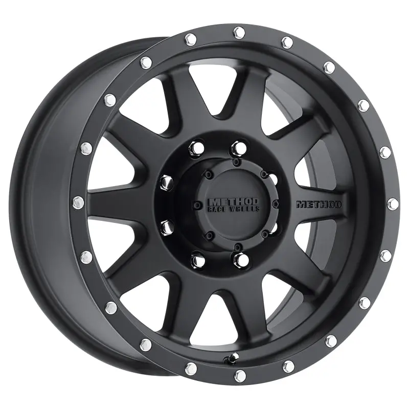 Method Mr301 The Standard Off-Road Wheel – 20X9, +18Mm Offset, 8X6.5", 130.81Mm Center Bore, Matte Black 1